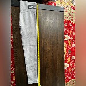 ECHT Light Gray Ribbed Leggings